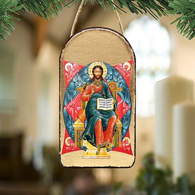 G.Debrekht Jesus Religious Orthodox Sacred Icon Ornament Inspirational Icon Decor