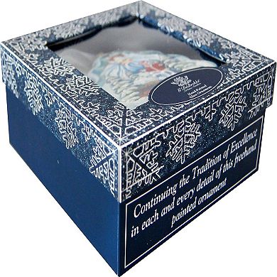 G.Debrekht Treasure Chest Tree Glass Ornament by G. DeBrekht Decor Christmas Decor - 762-004