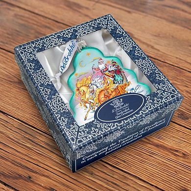 G.Debrekht Troika Tree Glass Christmas Ornament by G. DeBrekht Christmas Decor - 762-018