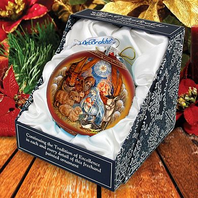 G.Debrekht Classical Nativity Glass Ornament by G. DeBrekht DecorNativity Holiday Decor - 73371