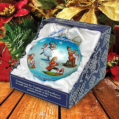 Limited Edition, Oversized 12 Days of Christmas Glass Christmas Ornament