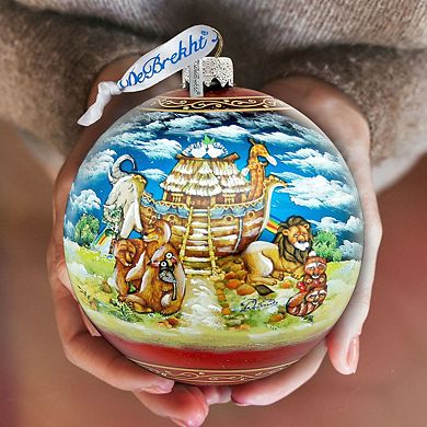 Noah's Ark Ball Glass Ornament Limited Edition by G. DeBrekht