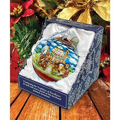 Noah's Ark Ball Glass Ornament Limited Edition by G. DeBrekht