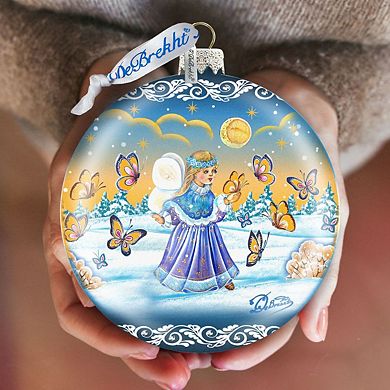 Butterfly Fairy Glass Ornament Limited Edition by G. DeBrekht