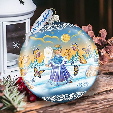 Butterfly Fairy Glass Ornament Limited Edition by G. DeBrekht