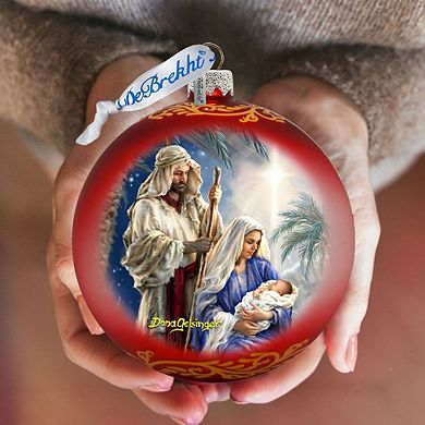 Holy Night Glass Ornament Limited Edition by D. Gelsinger