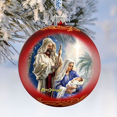 Holy Night Glass Ornament Limited Edition by D. Gelsinger