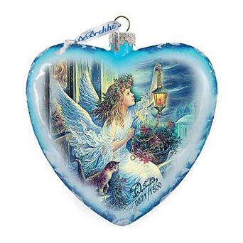 Light the Way Angel Glass Ornament Limited Edition by G. DeBrekht