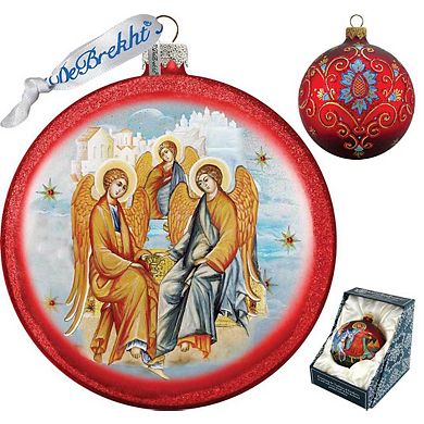 G.Debrekht Trinity Glass Ornament by G. DeBrekht DecorNativity Holiday Decor - 744-019
