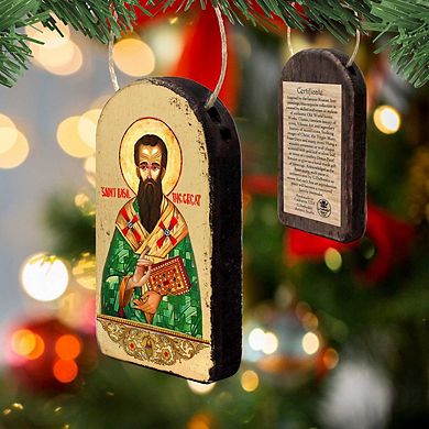 G.Debrekht Saint Basil Religious Christian Sacred Icon Ornament Inspirational Icon Decor