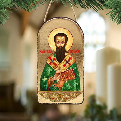 G.Debrekht Saint Basil Religious Christian Sacred Icon Ornament Inspirational Icon Decor