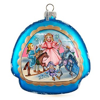 G.Debrekht Nutcracker Rainbow Glass Ornament by G. DeBrekht Decor Christmas Decor - 756-006