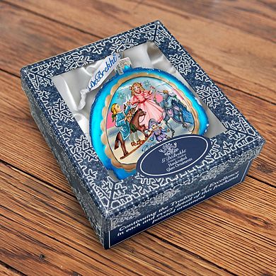 G.Debrekht Nutcracker Rainbow Glass Ornament by G. DeBrekht Decor Christmas Decor - 756-006