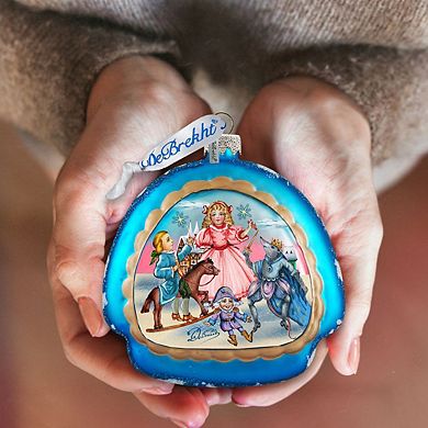 G.Debrekht Nutcracker Rainbow Glass Ornament by G. DeBrekht Decor Christmas Decor - 756-006