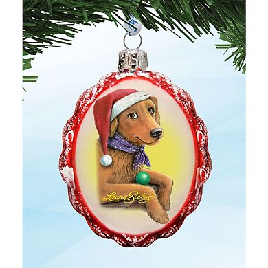 Designocracy Doggy Mercury Glass Christmas Ornaments by G. DeBrekht Christmas Decor
