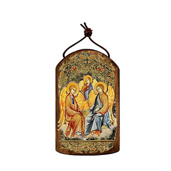 G.Debrekht Testament Trinity Religious Orthodox Sacred Icon Ornament Inspirational Icon Decor