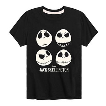 Disney's The Nightmare Before Christmas Jack Skellington Boys 8-20 Emotions Glow Graphic Tee