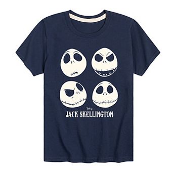 Disney's The Nightmare Before Christmas Jack Skellington Boys 8-20 Emotions Glow Graphic Tee