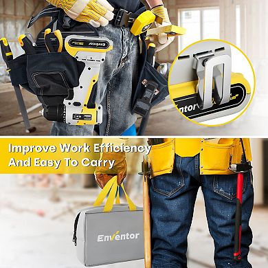 Eventor Cordless Drill Combo Kit, Brushless Power Tool Set with LED Lights