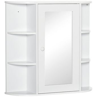 HomComOver-the-Sink Bathroom Storage Organizer Cabinet w/ Mirrored Door,Shelves