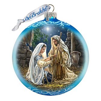 G.Debrekht Glory to God Glass Ornament by D. Gelsinger DecorNativity Holiday Decor - 71156-1722