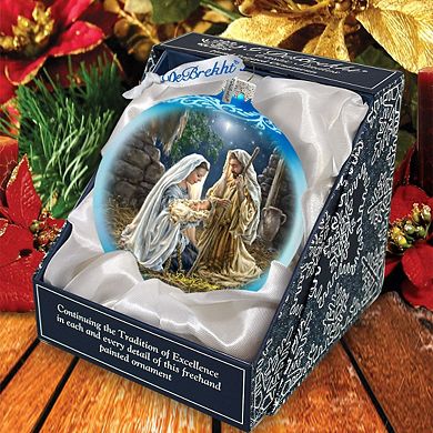 G.Debrekht Glory to God Glass Ornament by D. Gelsinger DecorNativity Holiday Decor - 71156-1722