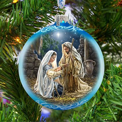 G.Debrekht Glory to God Glass Ornament by D. Gelsinger DecorNativity Holiday Decor - 71156-1722