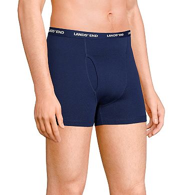 Big & Tall Lands' End Knit Boxer 5-Pack