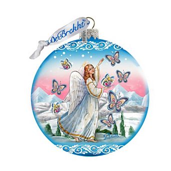 Serenity Angel Glass Ornament Limited Edition by G. DeBrekht
