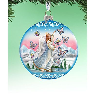 Serenity Angel Glass Ornament Limited Edition by G. DeBrekht