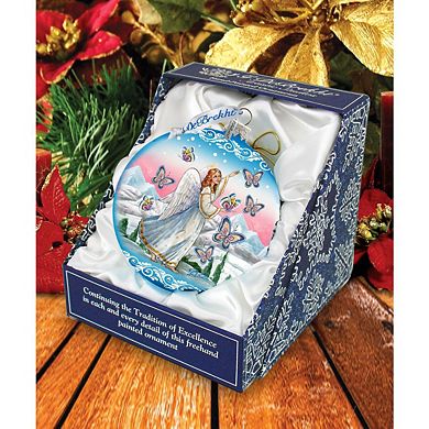 Serenity Angel Glass Ornament Limited Edition by G. DeBrekht
