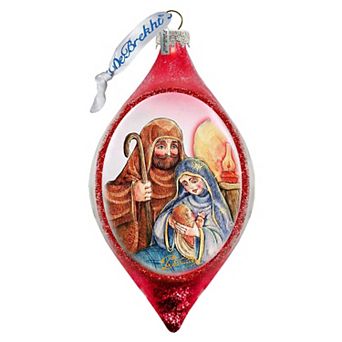 G.Debrekht Nativity Red Drop Glass Ornament by G. DeBrekht DecorNativity Holiday Decor - 757-021R