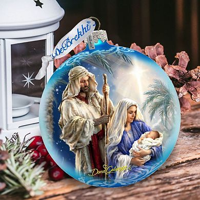 Holy Night Glass Ornament Limited Edition by D. Gelsinger