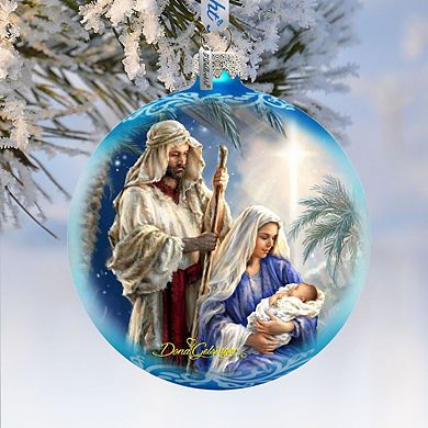 Holy Night Glass Ornament Limited Edition by D. Gelsinger