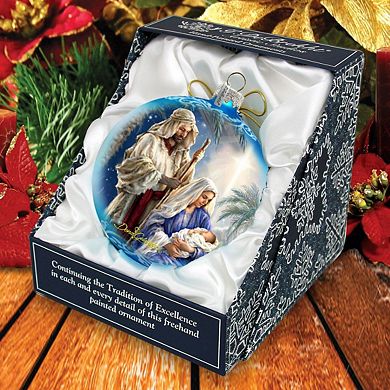 Holy Night Glass Ornament Limited Edition by D. Gelsinger