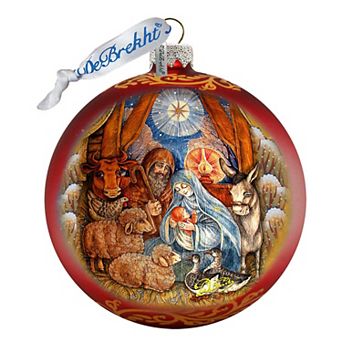 The Birth of the Bright Star Glass Ornament Limited Edition by G. DeBrekht