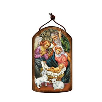 G.Debrekht The Holy Family Religious Christian Sacred Icon Ornament Inspirational Icon Decor