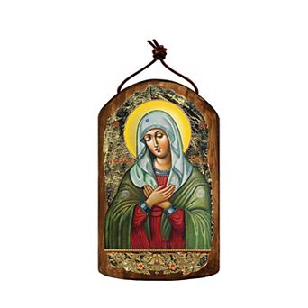 G.Debrekht The Mother of God Tenderness Religious Orthodox Sacred Icon Ornament Inspirational Icon Decor