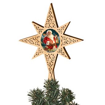 G.Debrekht Enchanted Santa Tree Topper by D. Gelsinger Christmas Decor - 89485-DG