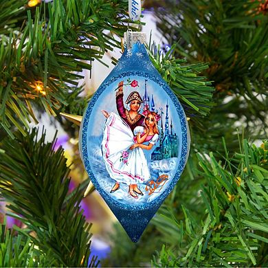 G.Debrekht Nutcracker Dance Drop Glass Ornament by G. DeBrekht Decor Christmas Decor - 757-023