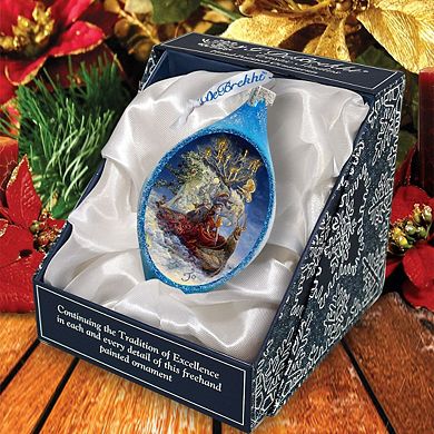 G.Debrekht Ship of Dreams Coastal Glass Ornament by Josephine Wall DecorCoastal Sea-Life Decor - 757-404-JW