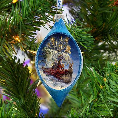 G.Debrekht Ship of Dreams Coastal Glass Ornament by Josephine Wall DecorCoastal Sea-Life Decor - 757-404-JW