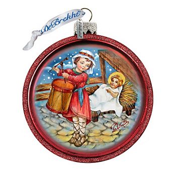 G.Debrekht Drummer Boy Glass Ornament by G. DeBrekht - 73531C