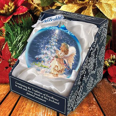G.Debrekht My Christmas Wish Glass Ornament by D. Gelsinger DecorNativity Holiday Decor - 71113-0703
