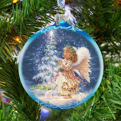 G.Debrekht My Christmas Wish Glass Ornament by D. Gelsinger DecorNativity Holiday Decor - 71113-0703