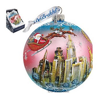 G.Debrekht Up Up and Away Ball Glass Christmas Ornament by G. DeBrekht Christmas Decor - 73318