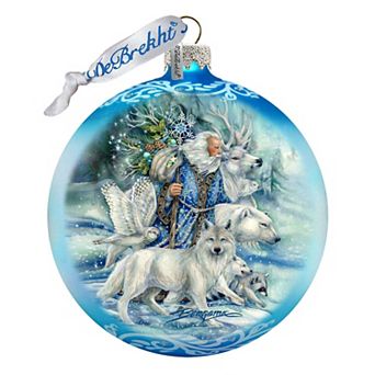 The Wild Spirits of Winter Glass Ornament Limited Edition by J. Bergsma