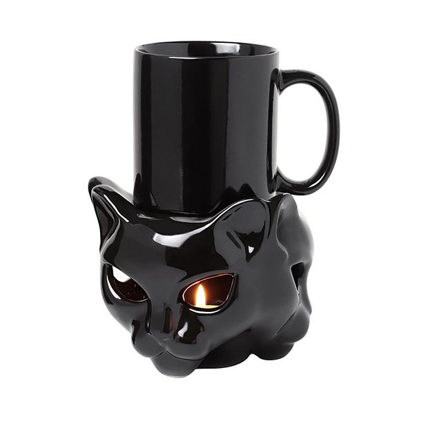 The Vault Seasonal Halloween Decorative Cat Mug Warmer