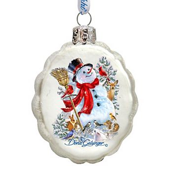 Designocracy Frosty Forest Friends Mercury Glass Christmas Ornament by D. Gelsinger Christmas Decor