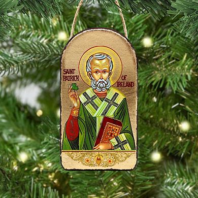 G.Debrekht Saint Patrick Religious Celtic Sacred Icon Ornament Celtic Decor